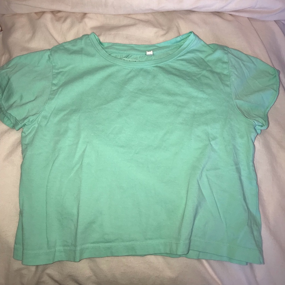 Cute teal crop top!!